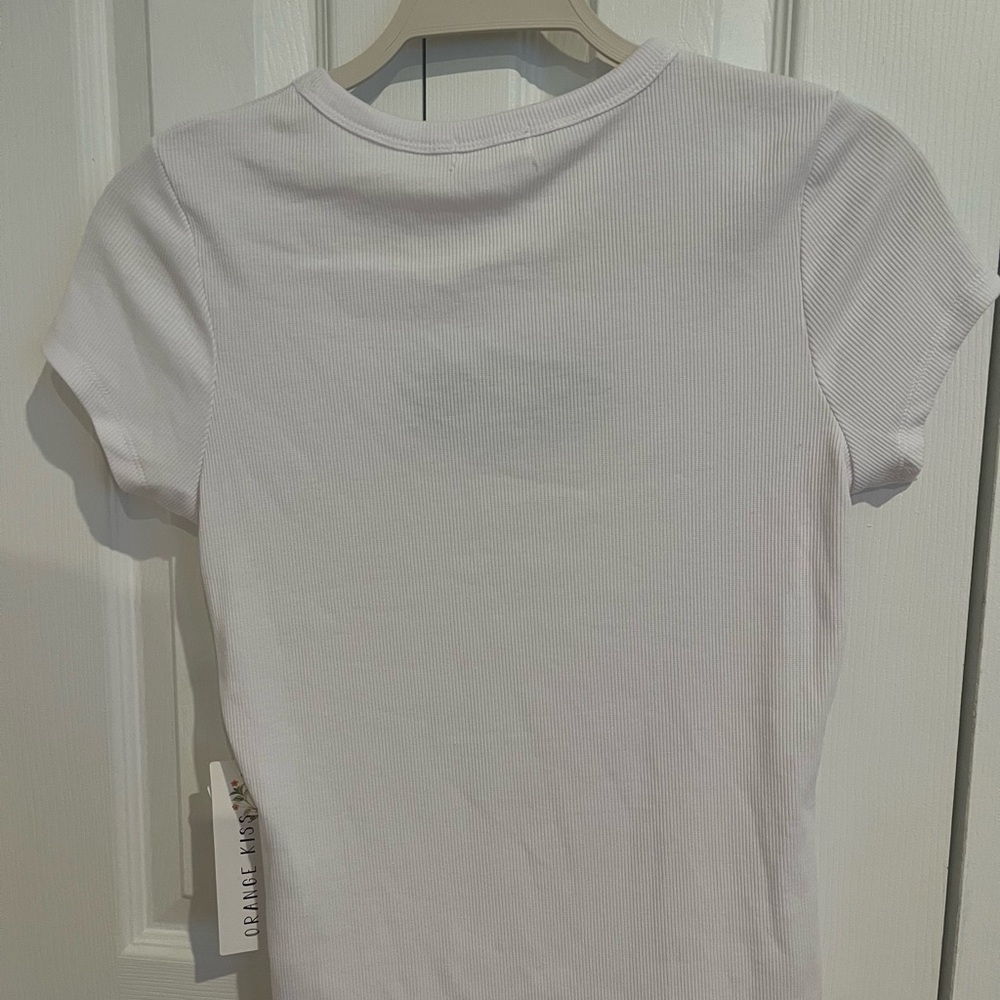 T-shirt size L ( junior) , color :white